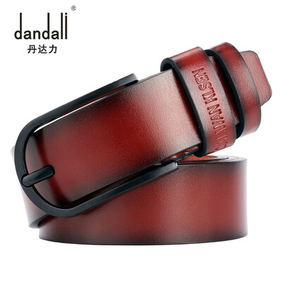 

Danda force cross-border fast sale pin buckle mens belt retro casual belt imitation head layer pants belt manufacturers