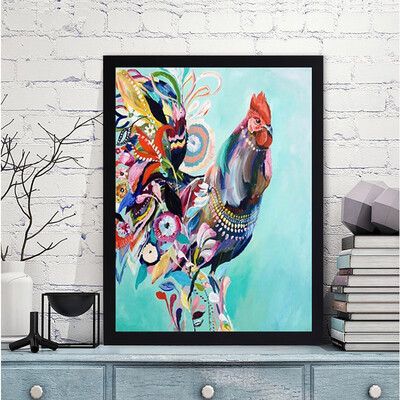 

Toponeto Embroidery Paintings Rhinestone Pasted DIY Diamond Painting Cross Stitch