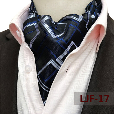 

Yongfeng tie spot 2019 new large pattern polyester jacquard mens scarf retro mens tie
