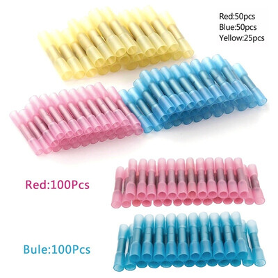 

125pcs200pcs Insulated Waterproof Wire Connectors Heat Shrink Crimp Connector Kit