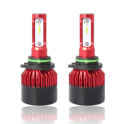 

9006 S2-TX-R Enhanced Edition PRO 2PCS Led Cob LED Chip Car Headlamp 36W 6500K White Light 8000LM Car Bulb Fog Light Red