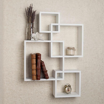 

Decorative White Floating Wall Mounted Shelves Shelf Display Home