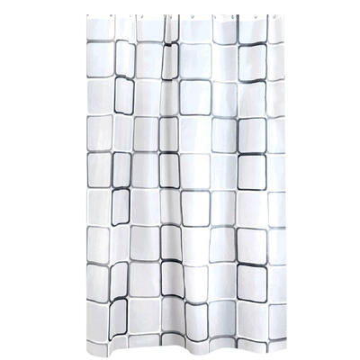 

Waterproof Big Square Print Curtains Toilet Bathroom Window Door Curtain