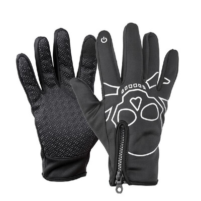 

Winter Cycling Gloves Full Finger Touchscreen Anti-slip Bicycle Warm Gloves Windproof Waterproof Outdoor Skiing Skating Thermal Gl