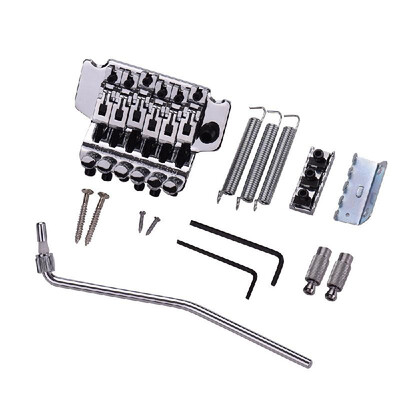 

Elecrtic Guitar Locking Double Tremolo System Set Guitar Bridge Gold