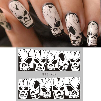 

〖Follure〗Halloween Nail Sticker Nail Decoration Horror Design