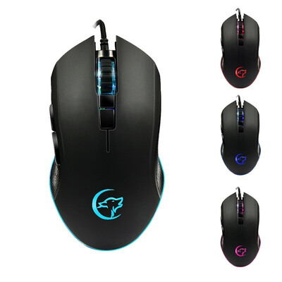 

YWYT G812 game mouse dazzling color breathing lights cable game mouse ergonomic