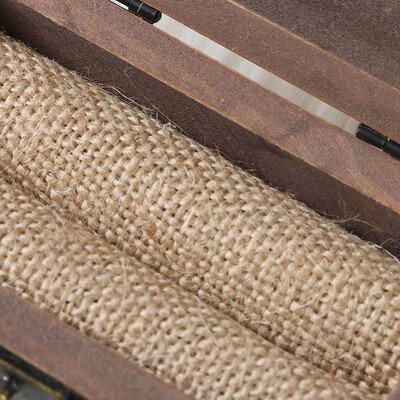 

〖Follure〗Personalized Retro Wedding Ring Box Holder Shabby Chic Rustic Wooden Bearer Box