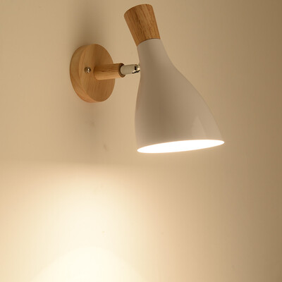 

Gobestart Creative Wall Lamp Swing Head Sconce light Bedroom Lighting Bedside Reading Lamp