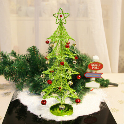 

Tailored Mini Desktop Iron Christmas Tree Home Office Decoration Gift Ornaments Creative