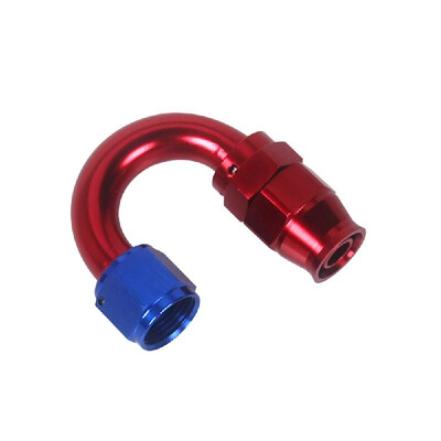 

AN10 180 Degree Stealth Red Teflon Hose Fitting Car Accessories