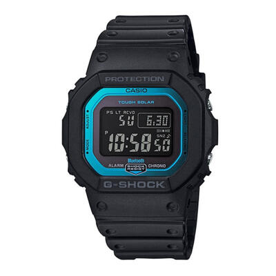

Casio G-Shock GW-B5600-2 Bluetooth Tough Solar Watch - Black Blue