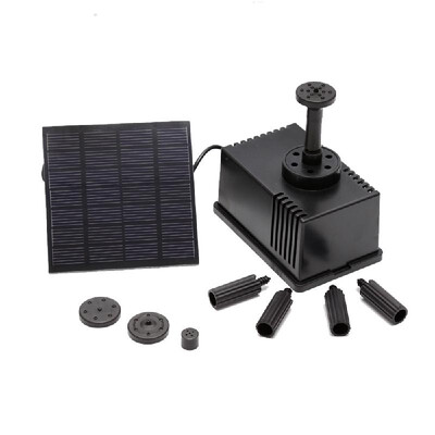 

Square 7V 12W 180 LH Solar Fountain Water Pump Panel Kit for Pool Garden Pond Waterpump Aquarium Brushless