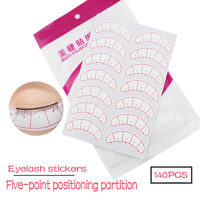 

〖Follure〗140 Pcs Eyelash Extension Fabrics Pads Stickers Patches Adhesive Tape Tool