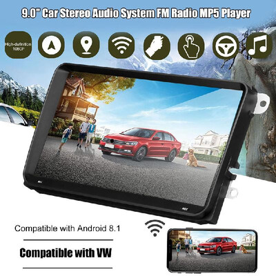 

9" Double Din Touching Screen Car Stereo Audio Systems BT40 FM Radio MP5 Player Support Backup Rear-View Camera Mirror Link Compa