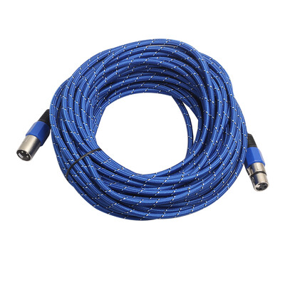 

Weaving 3 Pin XLR Microphone Cable Male to Female Audio Extension Cord