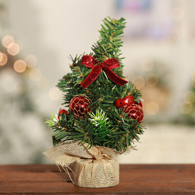 

18Inch Small Table Desk Mini Christmas Tree Holiday Ornaments Christmas Decoration