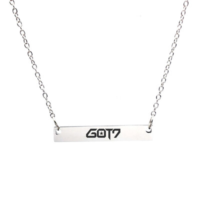 

KpopBTS Got 7 EXO Black Pink Seventeen Army Pendant Necklace