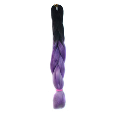 

〖Follure〗Individual Braid Wigs Big Braids Color Gradient Small Black Dirty Pigtail