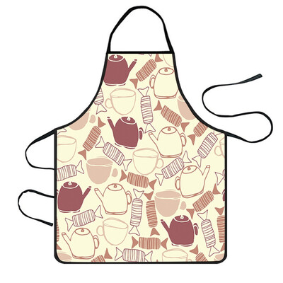 

Toponeto Home Women Waterproof Cute Cartoon Kitchen Restaurant Cooking Bib Apron Aprons