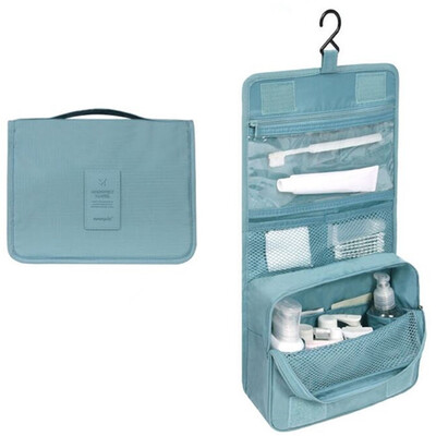 

Women Zipper Hanging Waterproof Travel Toiletry Wash Makeup Storage Cosmetic Organizer Bag Hanging Bag Hot