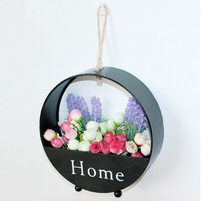 

〖Follure〗Metal Iron Home Flower Pot Hanging Balcony Garden Plant Planter Decor