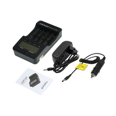 

LiitoKala Lii-500 4 Slots Smart Intelligent Battery Charger Kit LCD Display with Car Charger EU Adapter for 37V Li-ion 12V Ni