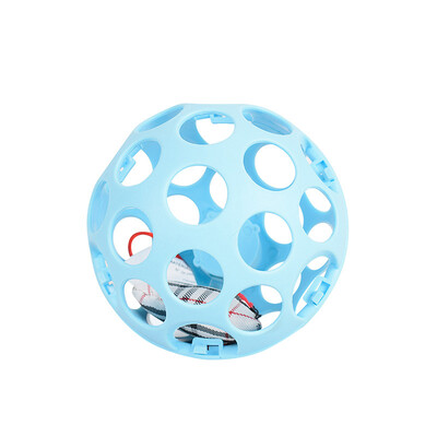 

TPR Plastic Squeaky Detachable Teaser Cat Toy Puzzle Ball Scratch Resistant Rolling Exercise Rolling Ball
