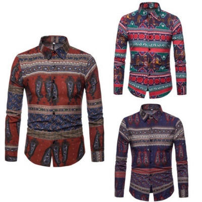 

Men Luxury Chic Shirt Stylish Slim Fit Long Sleeve Tops Casual Dress T-Shirts
