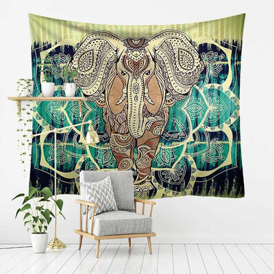 

Tapestry Hippie Elephant Bedspread Wall Hanging Beach Towel Yoga Mat Bohemian