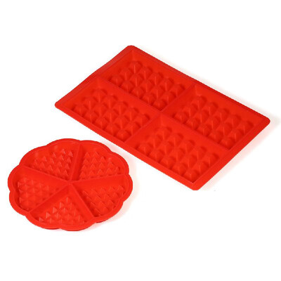 

Grid Cake Silicone Mould Silicone Model Cake Mold Pudding Jelly Chocolate Mould Mold Tray Baking Tool Round Rectangle