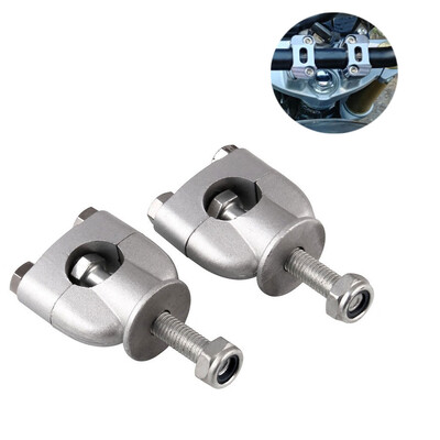 

Tailored 2X CNC Handlebar Fat Bar Risers Mount Clamp Adaptor Exchange 78 22mm Motorcycle