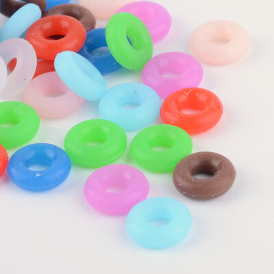 

Rubber O Rings Fit European Clip Stopper Beads Mixed Color 2mm