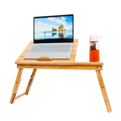 

Bamboo Portable Laptop Notebook Computer Desk Bed Tray Stand Foldable Table Hot