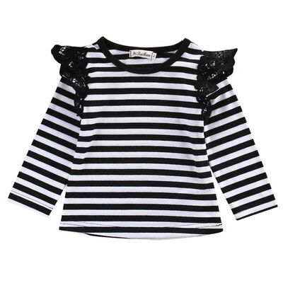

SUNSIOM Newborn Baby Girl Infant Toddler Clothes Long Sleeve T-shirts Tops Outfit Blouse