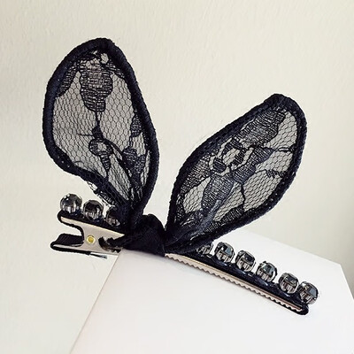 

Fashion hair band rabbit ears hair clips simple personality hairpin fashion hair ring head rope flower bow hair accessories
