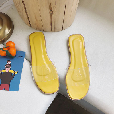 

Transparent sandals for ladies in summer&Korean Edition