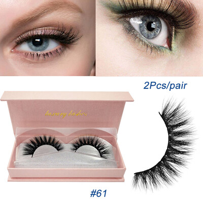 

〖Follure〗Natural Cross Long 100 Real 3D Fur Eye Lashes Extension False Eyelashes