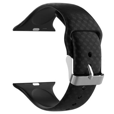 

Silicone 3D Sport Watch Band Bracelet Strap for Apple Watch Series 1234
