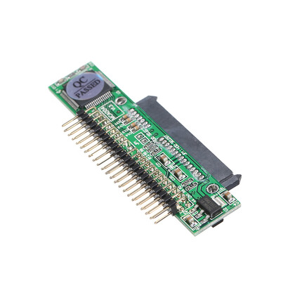 

25 Inch SATA to IDE Adapter Support ATA HDD Hard Disk Drive or SSD to Male 44 Pin Port Converter Horizontal Type