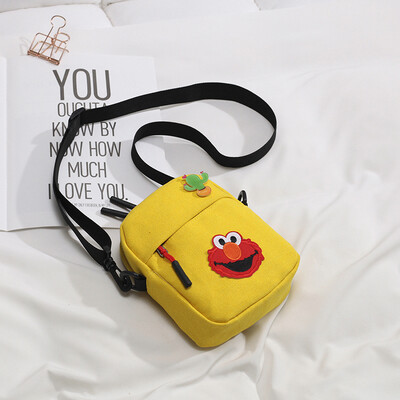 

Small bag female tide messenger bag Joker ins student summer small fresh ugly cute canvas bag