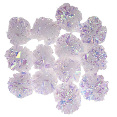 

12pcs Crinkle Balls Cat Toys Interactive Sound Ball Big Nylon Balls Toys