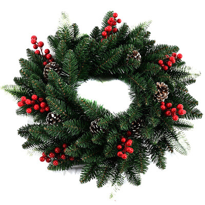 

Artificial Christmas Wreath Door Hanging Jewelry Wedding Home Living Room Party Wall Decoration New Year Decoration
