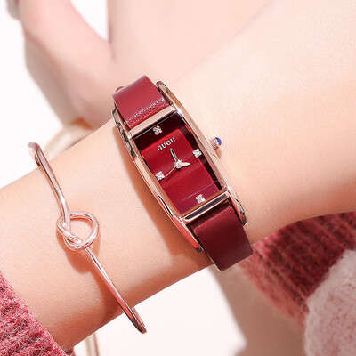 

Simple European&American square ladies watch fine belt waterproof watch distribution