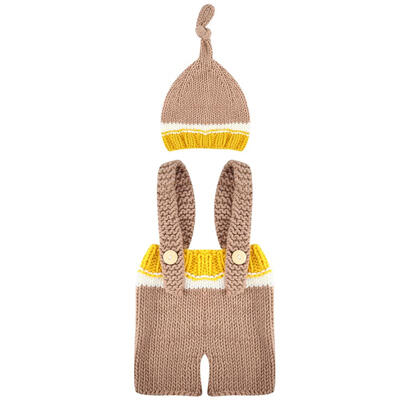

Newborn Baby Sweater Suits Girl Boy Crochet Wool Knit Costume Photo Props
