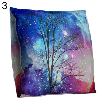 

Double-sided Printed Tree Map Star Sky Pillow Case Cushion Cover Sofa Bed Decor