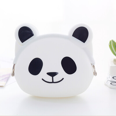 

Cute Mini Purse Soft Buckle Women Wallet Coin Bag Cartoon Silicone Clutch Bag