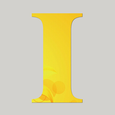 

〖Follure〗Mirror Wall Sticker 26 Letters DIY Art Mural Home Decor Acrylic Decals Gold U