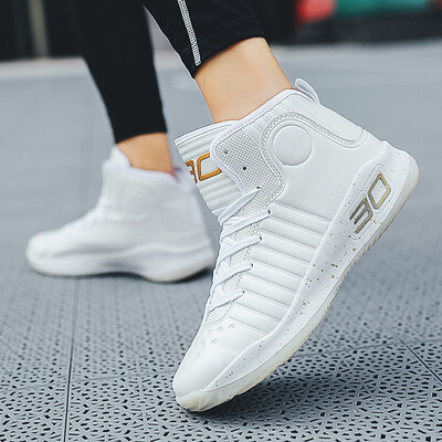 

Autumn Breathable Couple Basketball Shoes High Help Boots Wear-resistant Anti-skid Trend Sports Shoes