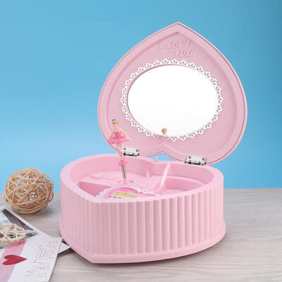 

Greensen Beautiful Rotating Ballerina Music Box Jewelry Storage Box Birthday Gift for Girls
